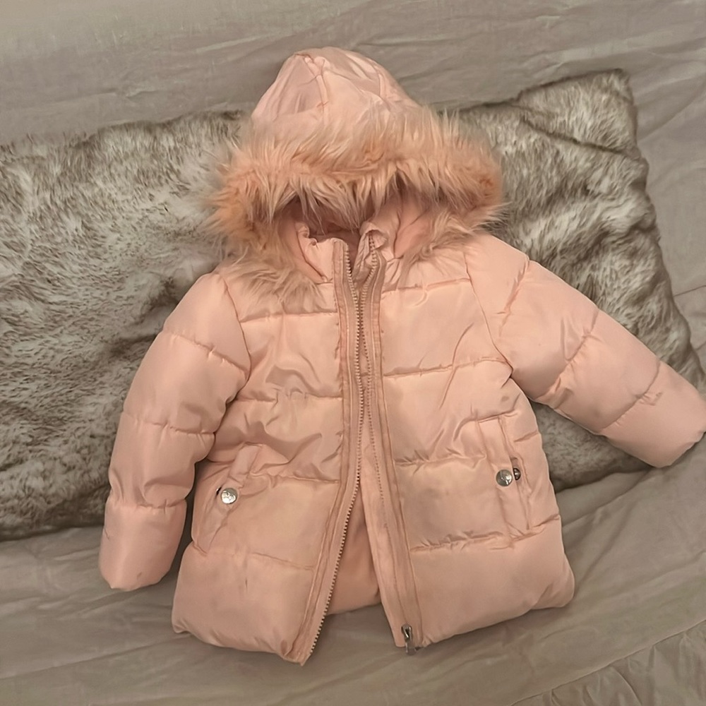 Jessica Simpson Winter coat size 18 months. Pale pink. Warm winter jacket